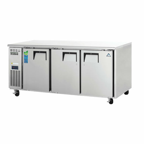 Everest ETR3 71 1/8" Solid Door Undercounter Refrigerator