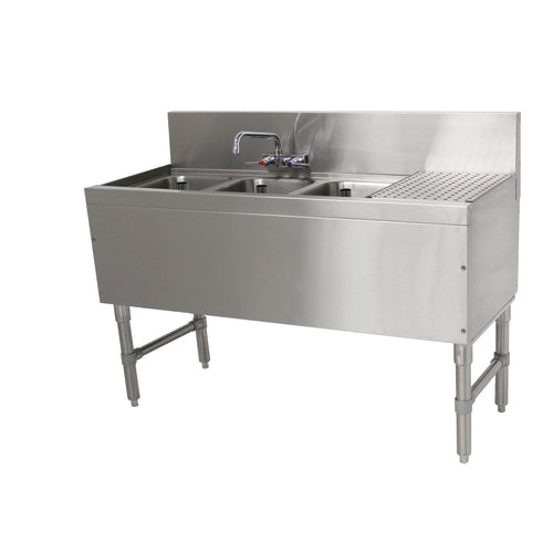 Advance Tabco PRB-19-53L 60" Underbar Sink