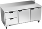 Beverage-Air WTRD72AHC-2 72" 2 Doors Worktop Refrigerator