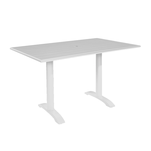 BFM Seating PHB3248WHU-0022WHT 48" Patio Table