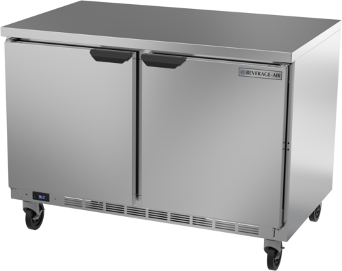 Beverage-Air WTR48AHC-FLT 48" 2 Doors Worktop Refrigerator