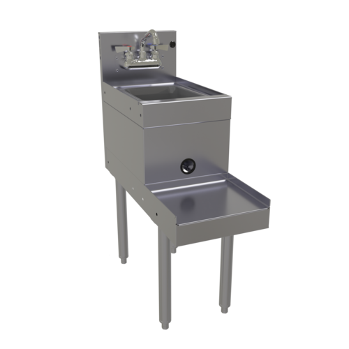Glastender BSB-12 12" Underbar Ice Bin / Cocktail Station