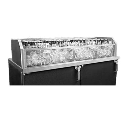 Glastender GDU-12X78 78" Bar Ice Display