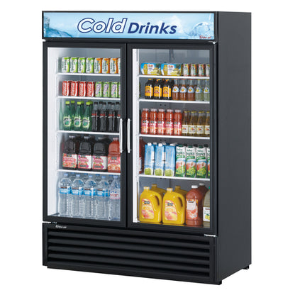 Turbo Air TGM-50RS(B)-N 55 7/8" 2 Section Refrigerated Merchandiser