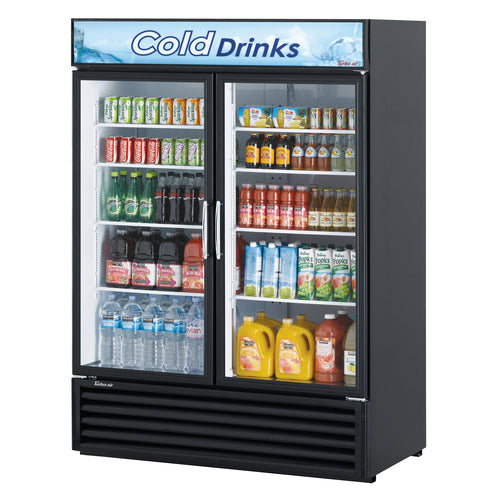 Turbo Air TGM-50RS(B)-N 55 7/8" 2 Section Refrigerated Merchandiser
