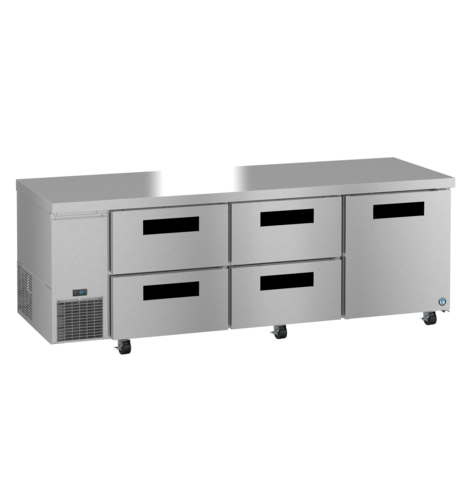 Hoshizaki ULR93B-D4 93" Solid Door Undercounter Refrigerator