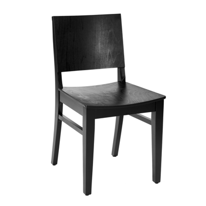 Flash Furniture XU-DG-W0305-BLK-GG 19 3/4" Dining Chair