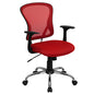 Flash Furniture H-8369F-RED-GG 25 1/4" Dining Chair