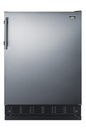 Summit FF708BLSSRS 23 5/8" Solid Door Reach-In Refrigerator