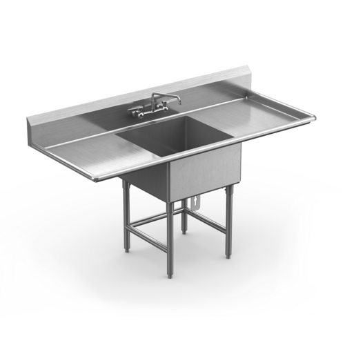 Winholt WS1T16202D18 52" Compartment Sink