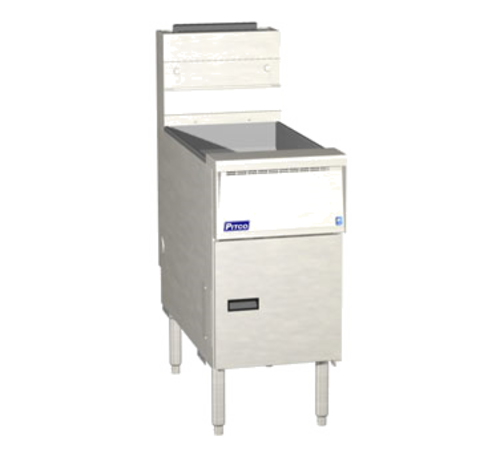 Pitco SG14RS 50 lb Gas Floor Fryer