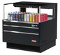 Turbo Air TOM-36L-UFD-W(B)-1S-N 34 3/4" Open Air Merchandiser