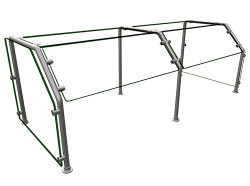 Hatco ES29-60 60" Sneeze Guard