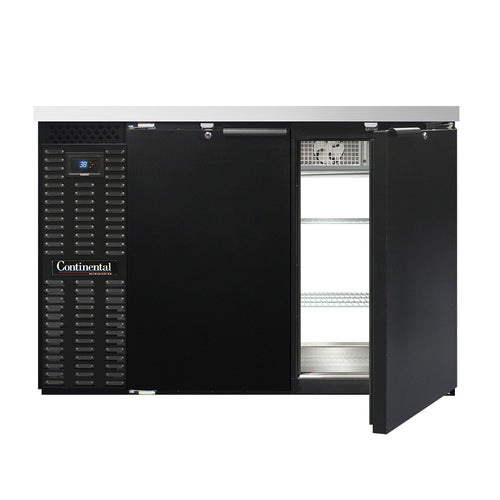 Continental Refrigerator BB50SNPT 50" Solid Door Back Bar Cooler