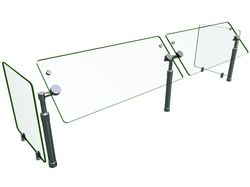 Hatco B950SWIVEL-72 72" Sneeze Guard