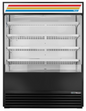 True TOAM-60-HC~TSL01 60" Open Air Merchandiser