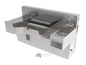 Perlick PCE68-C-MB 68" Underbar Ice Bin / Cocktail Station