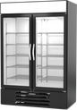 Beverage-Air MMF49HC-1-B-IQ 52" 2 Section Freezer Merchandiser