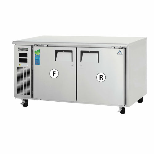 Everest ETRF2 59 1/4" Undercounter Refrigerator