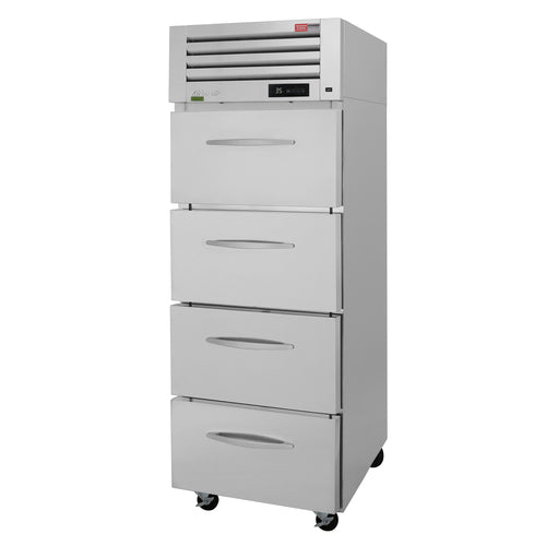 Turbo Air PRO-26R-D4-N 28 3/4" 1 Section Reach-In Refrigerator