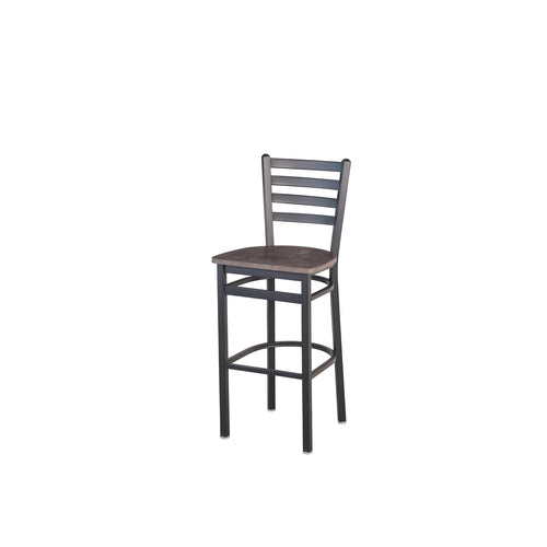 BFM Seating 2160BRCR-SB 17 1/4" Barstool