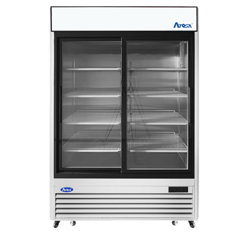 Atosa MCF8709GR 54 3/8" 2 Section Refrigerated Merchandiser
