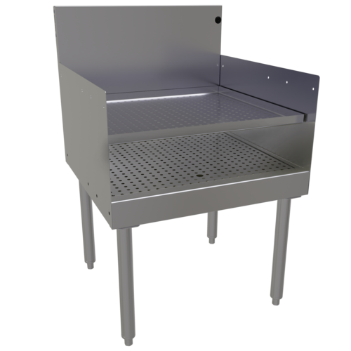 Glastender RDBB-24 24" Underbar Drainboard