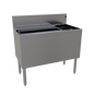 Glastender CBA-36R-CP10-ED 36" Underbar Ice Bin / Cocktail Station