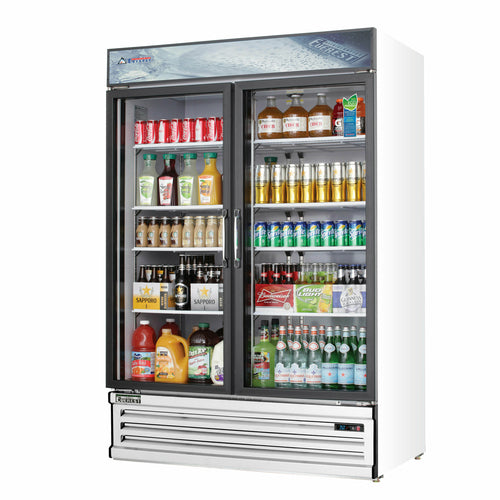Everest EMSGR48 53 1/8" 2 Section Refrigerated Merchandiser