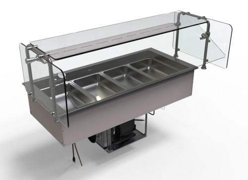 Hatco CWBP-4-BUNDLE 58" Drop-In Food Well