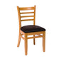 BFM Seating ZWC101NT GR4 17 1/2" Dining Chair