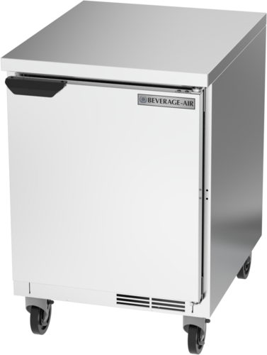 Beverage-Air WTR24AHC-FLT 24" 1 Door Worktop Refrigerator
