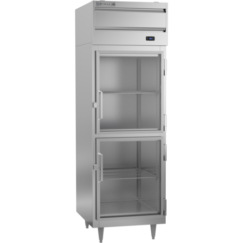 Beverage-Air PR1HC-1BHG 26 1/2" 1 Section Glass Door Reach-In Refrigerator