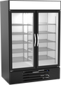 Beverage-Air MMF49HC-1-B 52" 2 Section Freezer Merchandiser
