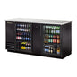 True TBB-3G-HC-LD 69 1/8" Glass Door Back Bar Cooler