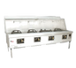 Town M-4-SS 112" Gas Wok Range