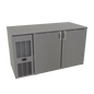 Glastender C1FL52 52" Solid Door Back Bar Cooler