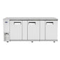 Atosa MBB90GR 89 1/4" Solid Door Back Bar Cooler