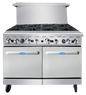 Atosa AGR-8B-NG 48" 8 Burner Gas Restaurant Range