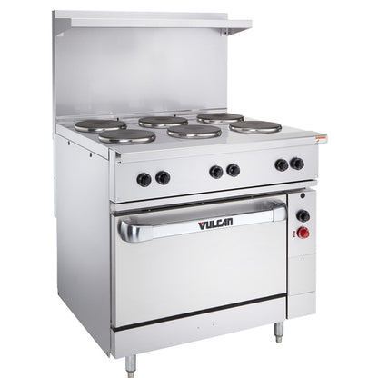 Vulcan EV36S-6FP480 36" Electric Restaurant Range