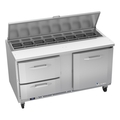 Victory VSPD60HC-16-2 60" Sandwich / Salad Prep Table