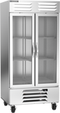 Beverage-Air FB35HC-1G 39 1/2" 2 Section Glass Door Reach-In Freezer