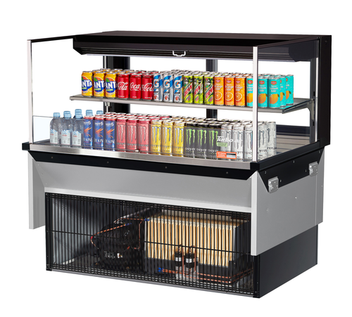 Turbo Air TOM-48L-UFD-W(B)-2SI-N 47 7/8" Refrigerated Display Case