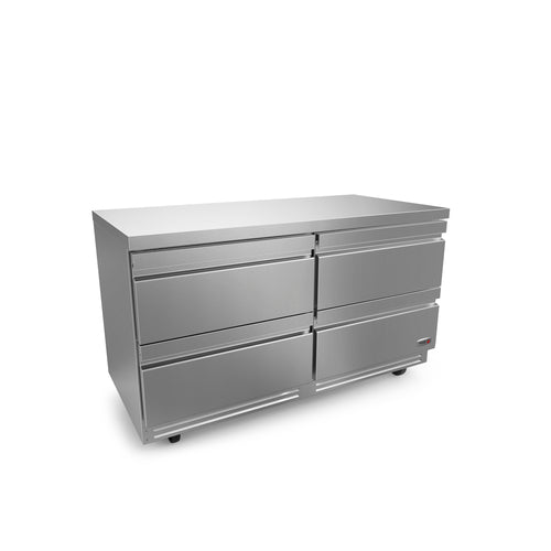Fagor FUR-60-D4-N 60 3/8" Solid Door Undercounter Refrigerator
