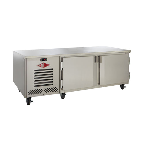 Utility Refrigerator PT-CHF-50-2S-2S-N-EM 68" Solid Door Undercounter Freezer