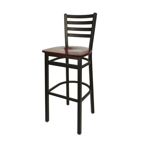 BFM Seating 2160B-SB W 17 1/2" Barstool