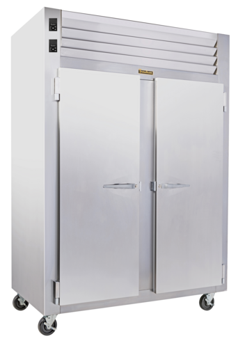 Traulsen RDT232WUT-FHS 58" 2 Section Solid Door Reach-In Refrigerator Freezer