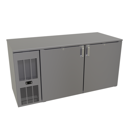 Glastender CP1FL60 60" Solid Door Back Bar Cooler