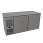 Glastender CP1FL60 60" Solid Door Back Bar Cooler