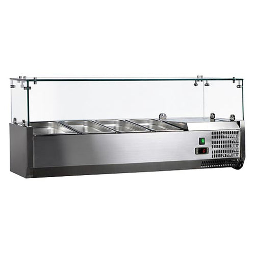 Omcan 46679 47" Refrigerated Prep Rail